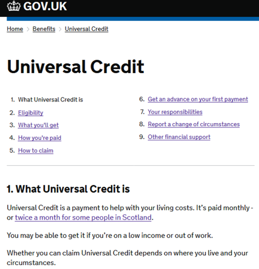 Universal Credit